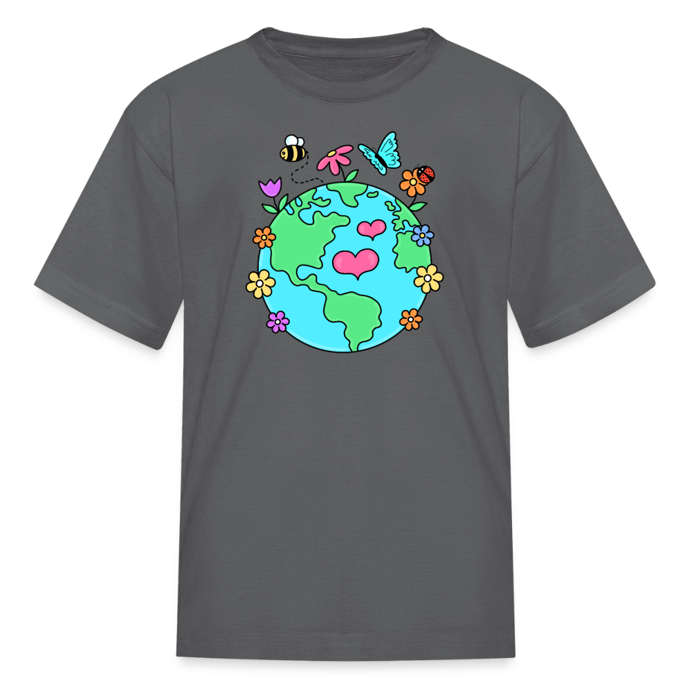 Beautiful earth Kids' T-Shirt - charcoal