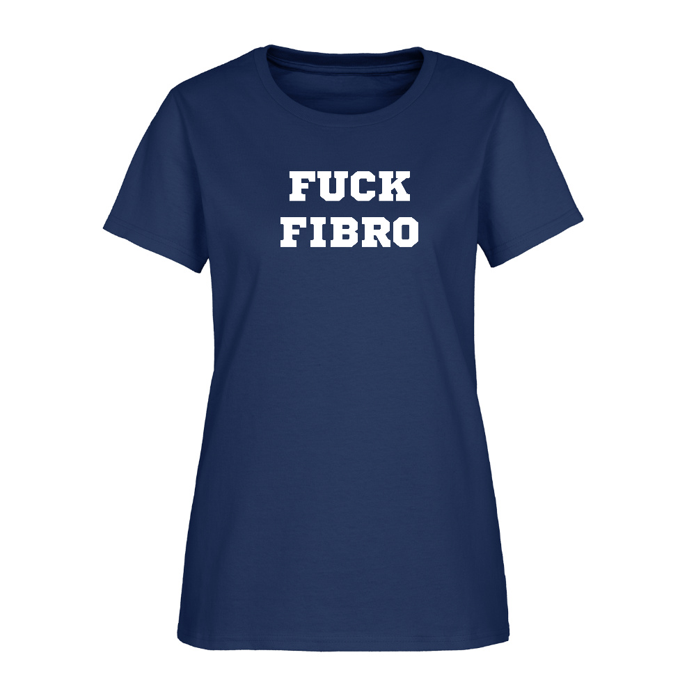 “Fuck Fibro” Women’s T-Shirt -  blue dusk