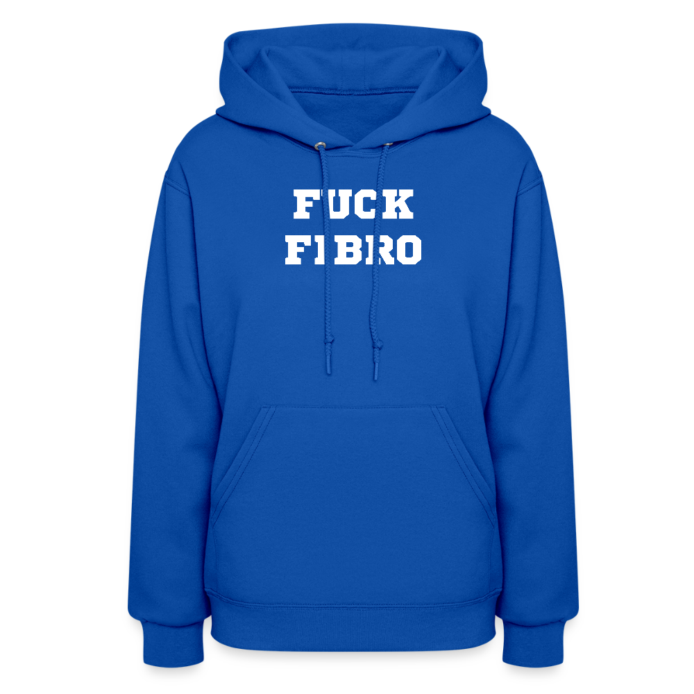 “Fuck Fibro” Women’s Hoodie - royal blue