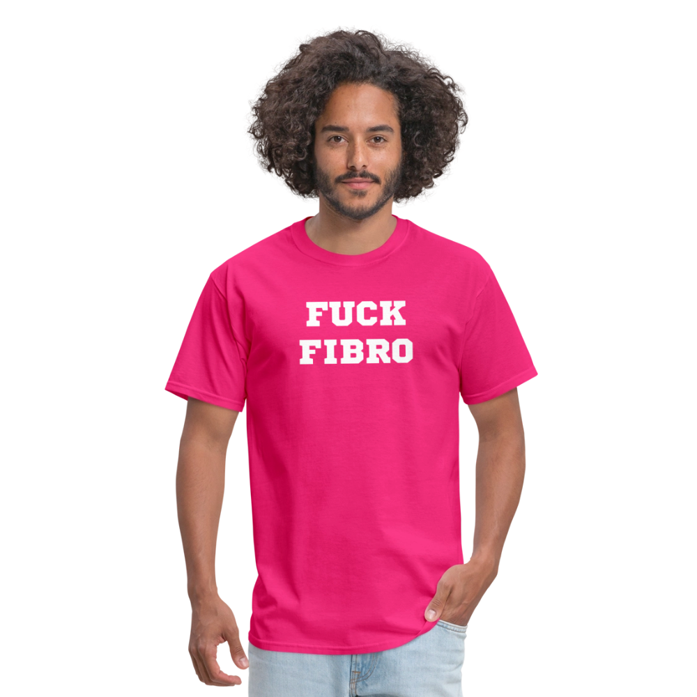 “Fuck Fibro” Unisex Classic T-Shirt - fuchsia