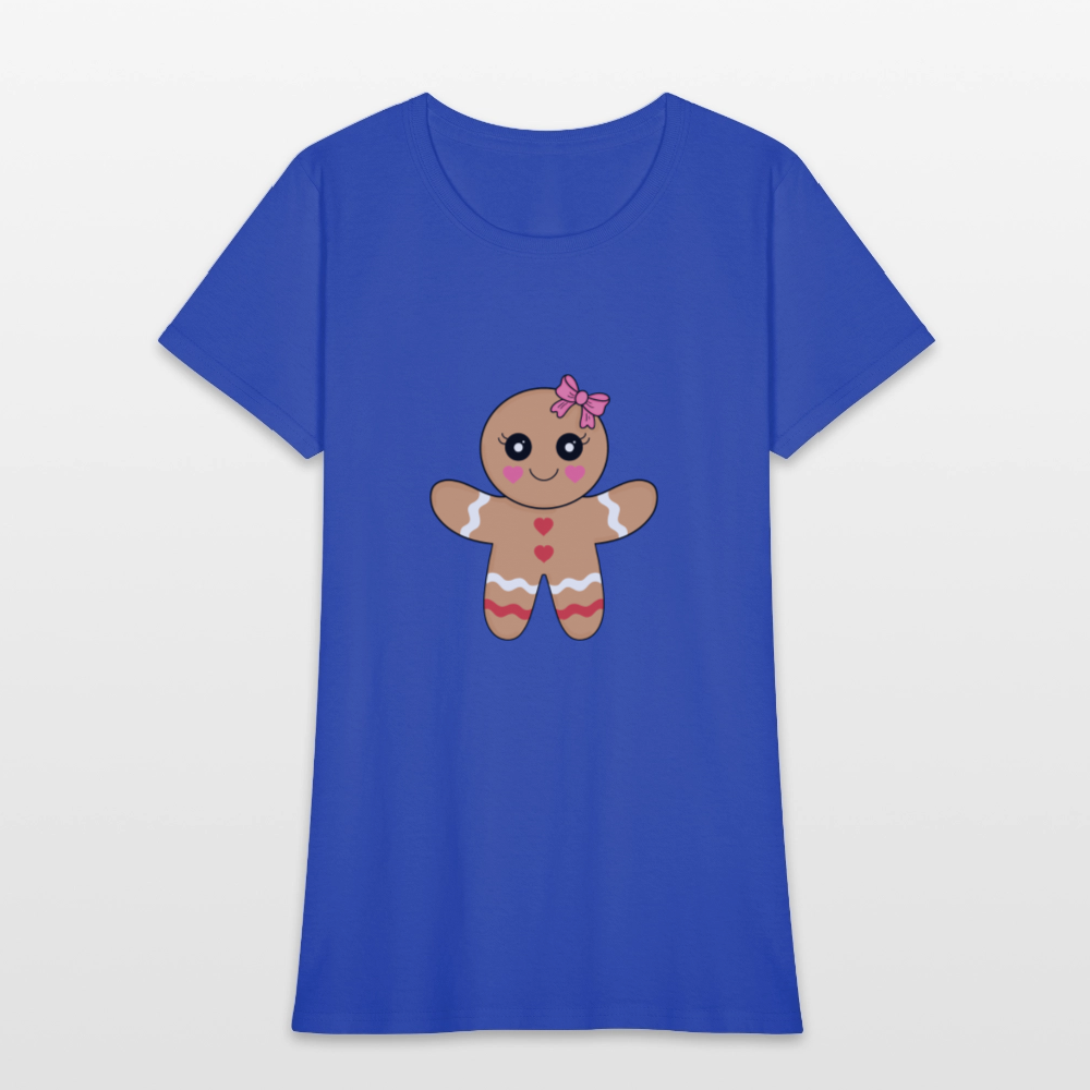 Gingerbread girl Women's T-Shirt - royal blue