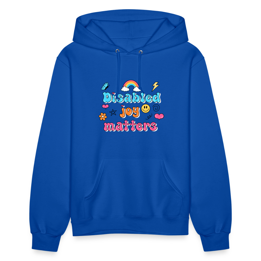 “Disabled Joy Matters” Hoodie - royal blue