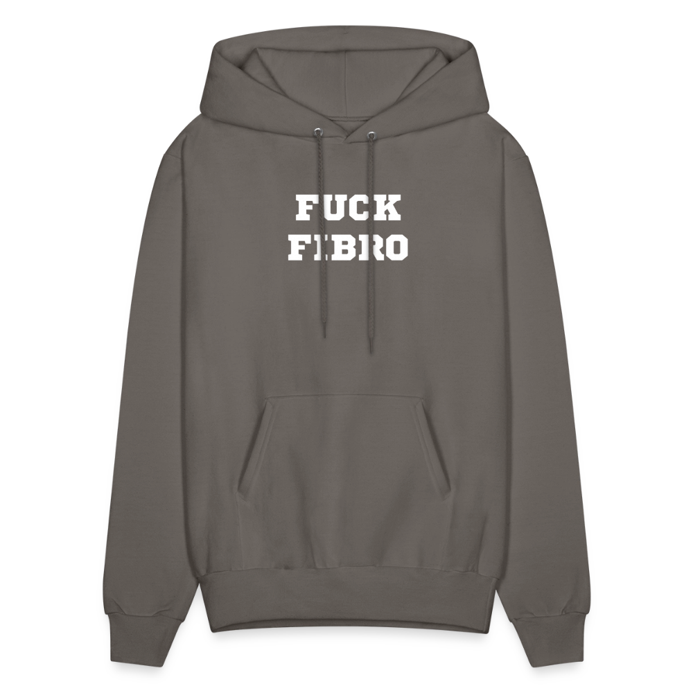 “Fuck Fibro” Men’s Hoodie - asphalt gray