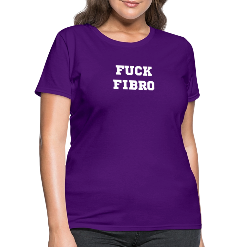 “Fuck Fibro” Women’s T-Shirt - purple