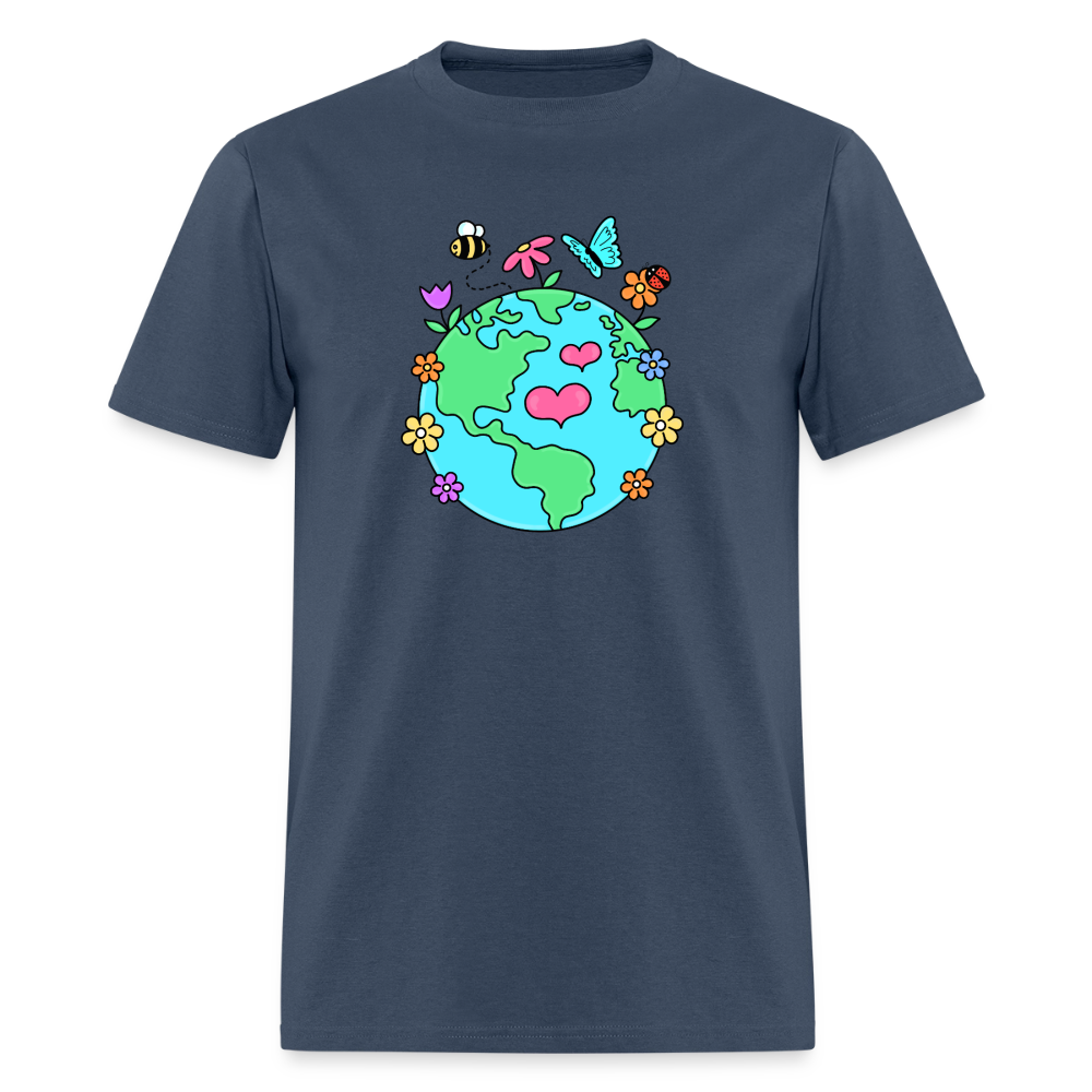Beautiful earth Men's T-Shirt | GILDAN 5000 -  blue dusk