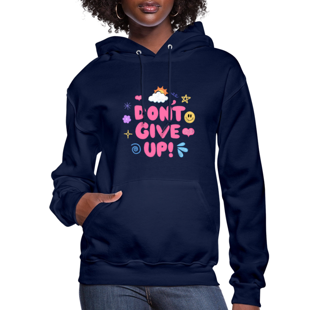 Don’t give up Women's Hoodie - navy
