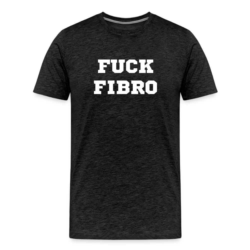 “Fuck Fibro” Men’s Premium T-Shirt - charcoal grey