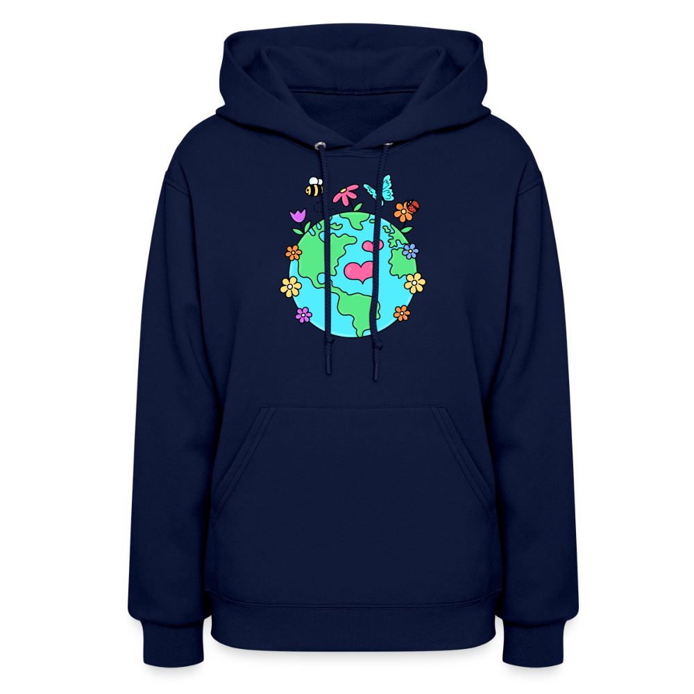 Beautiful Earth Women's Hoodie - navy