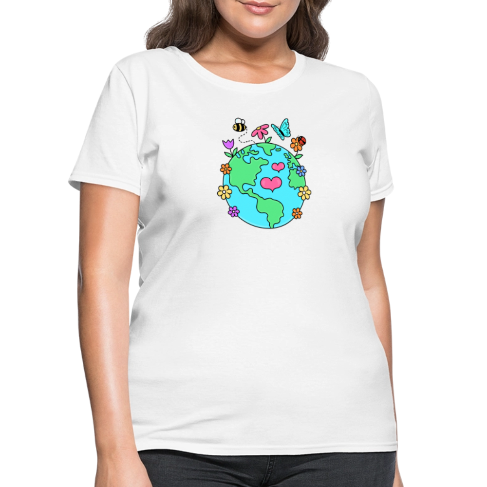 Beautiful Earth Women's T-Shirt - white
