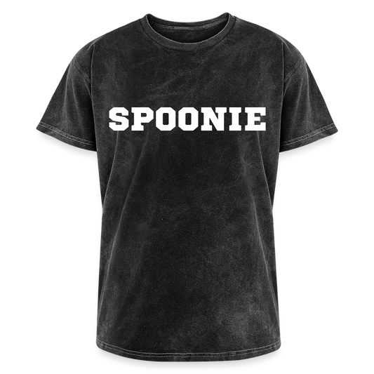 “Spoonie” Mineral Wash T-Shirt - mineral black