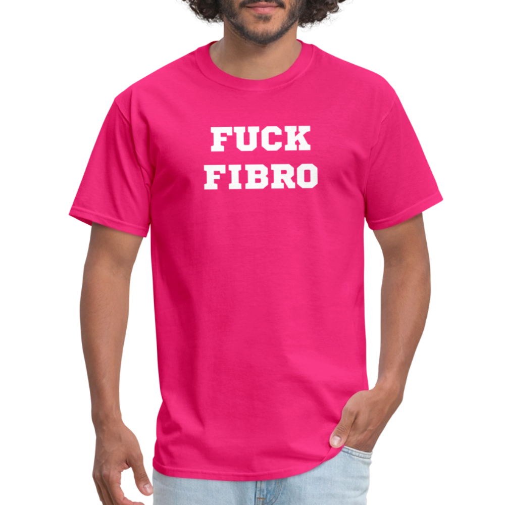 “Fuck Fibro” Unisex Classic T-Shirt - fuchsia