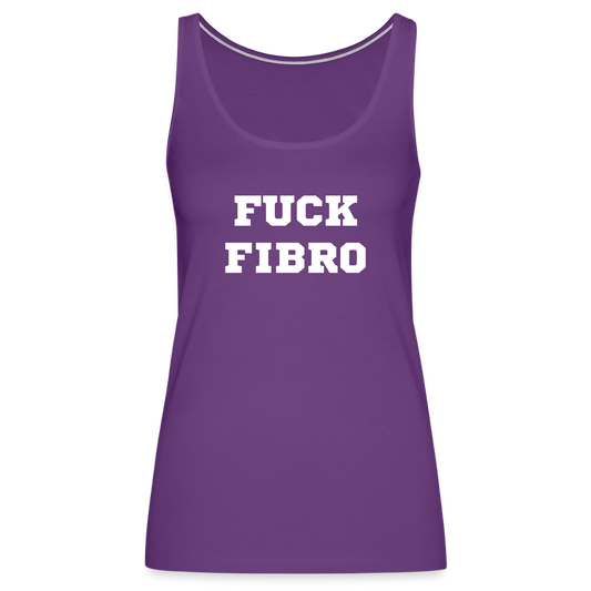 “Fuck Fibro” Women’s Tank Top - purple