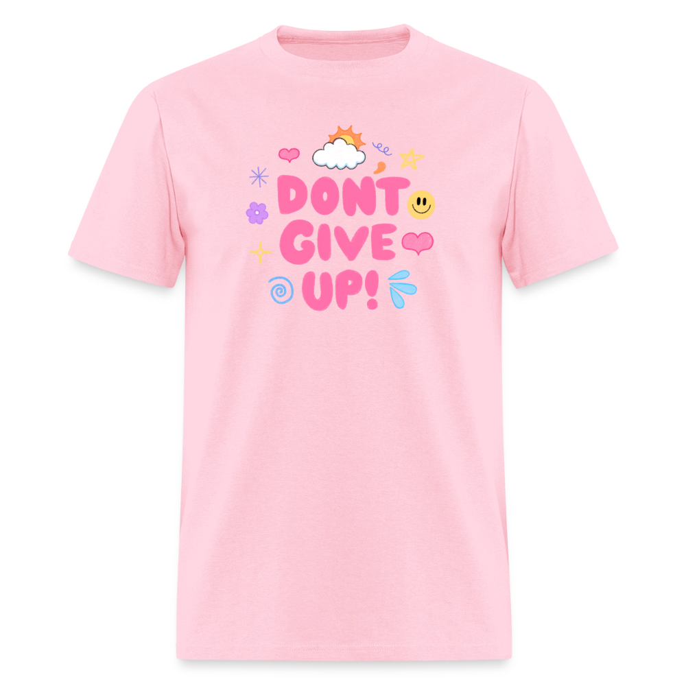 “Don’t give up” Men's T-Shirt | GILDAN 5000 - pink