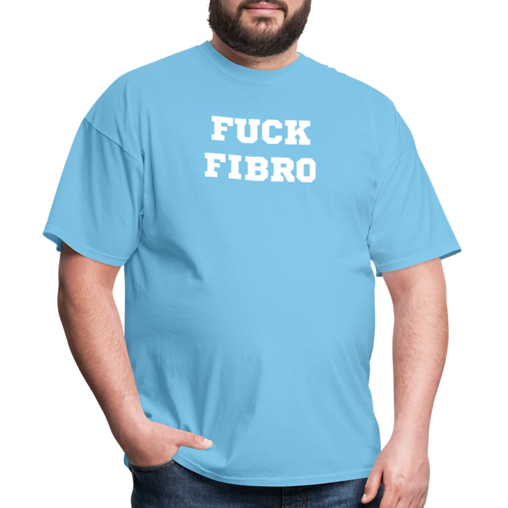 “Fuck Fibro” Unisex Classic T-Shirt - aquatic blue