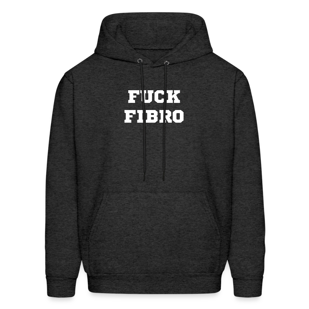 “Fuck Fibro” Men’s Hoodie - charcoal grey