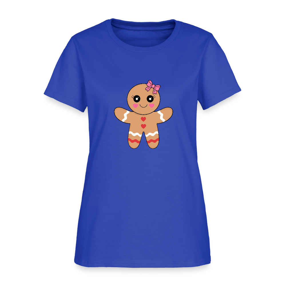 Gingerbread girl Women's T-Shirt - royal blue