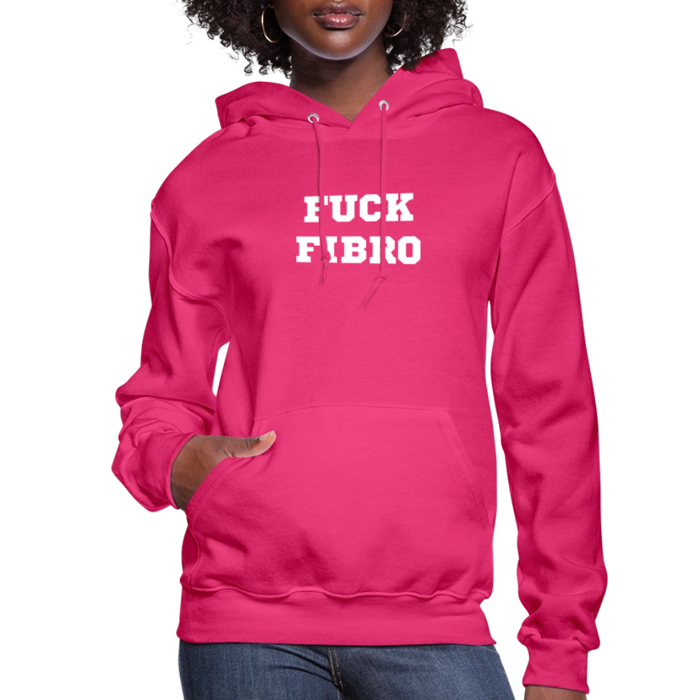 “Fuck Fibro” Women’s Hoodie - fuchsia