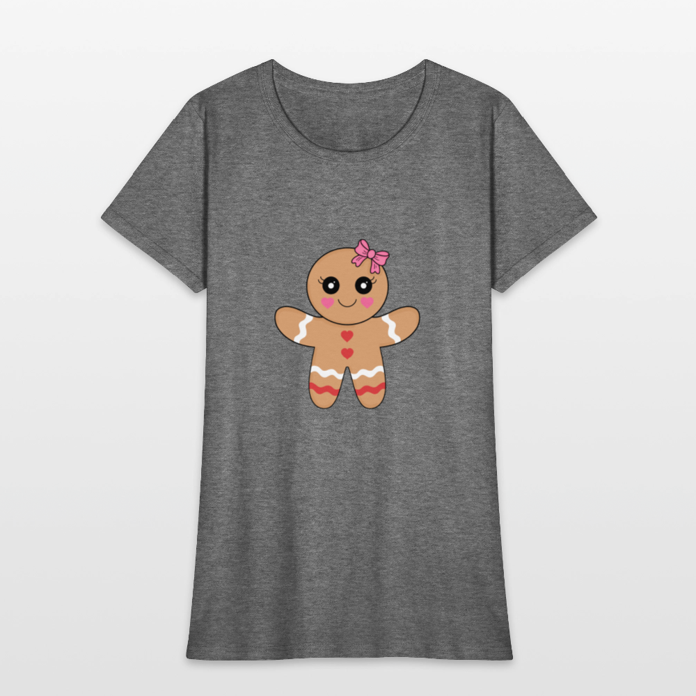 Gingerbread girl Women's T-Shirt - graphite heather