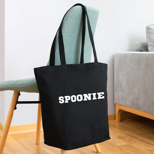 “Spoonie” Eco Friendly Tote Bag - black