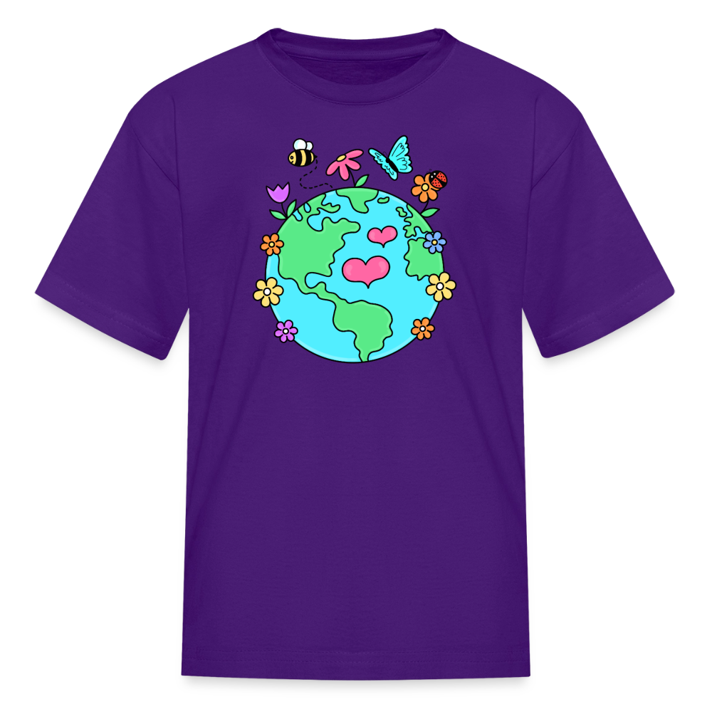 Beautiful earth Kids' T-Shirt - purple