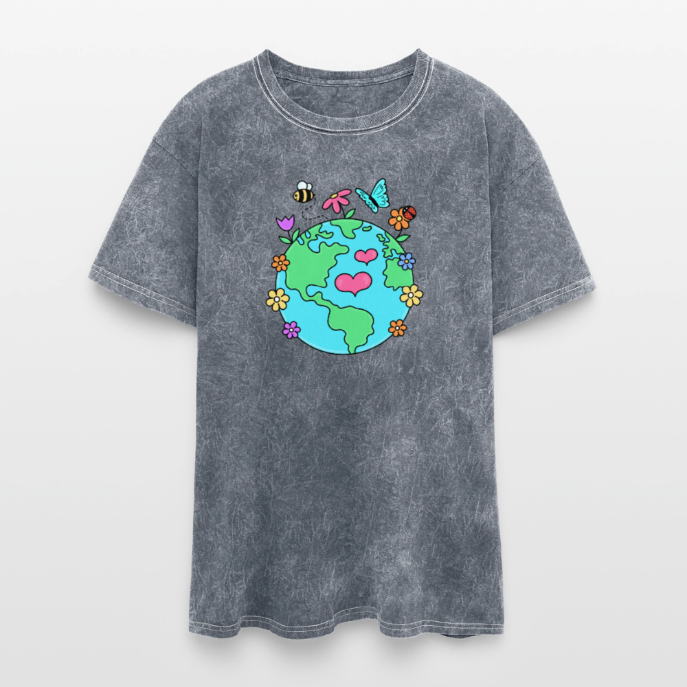 Beautiful Earth Washed Unisex T-Shirt - mineral grey