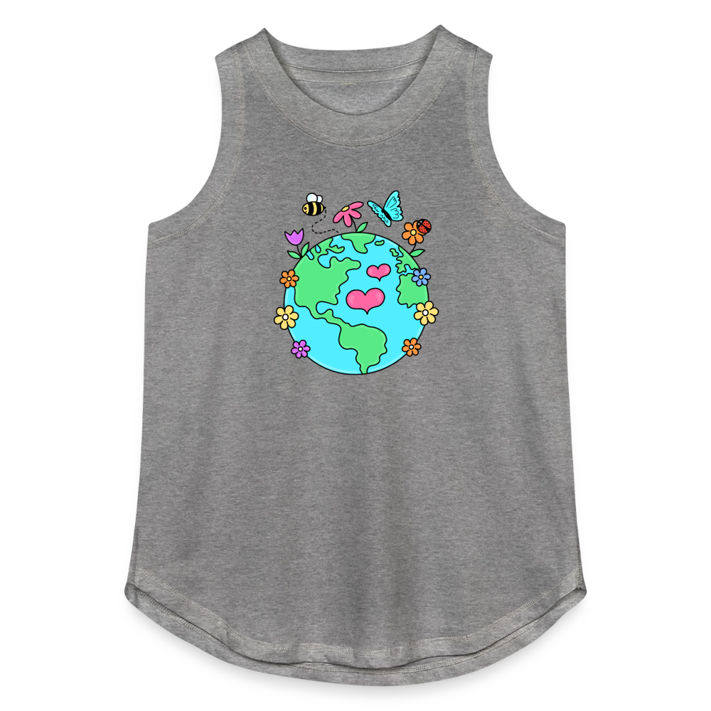 Beautiful Earth Women's Relaxed Tank Top - granite heather 