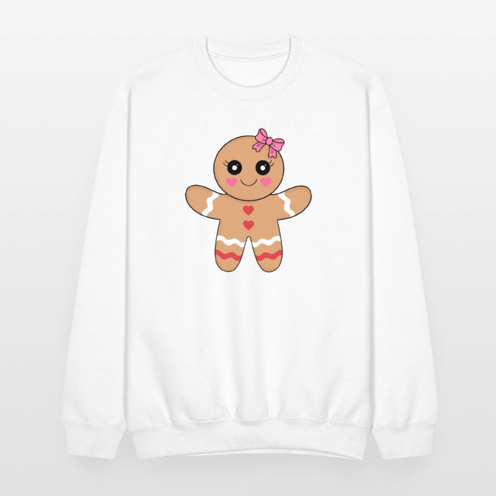 Gingerbread girl Crewneck Sweatshirt - white