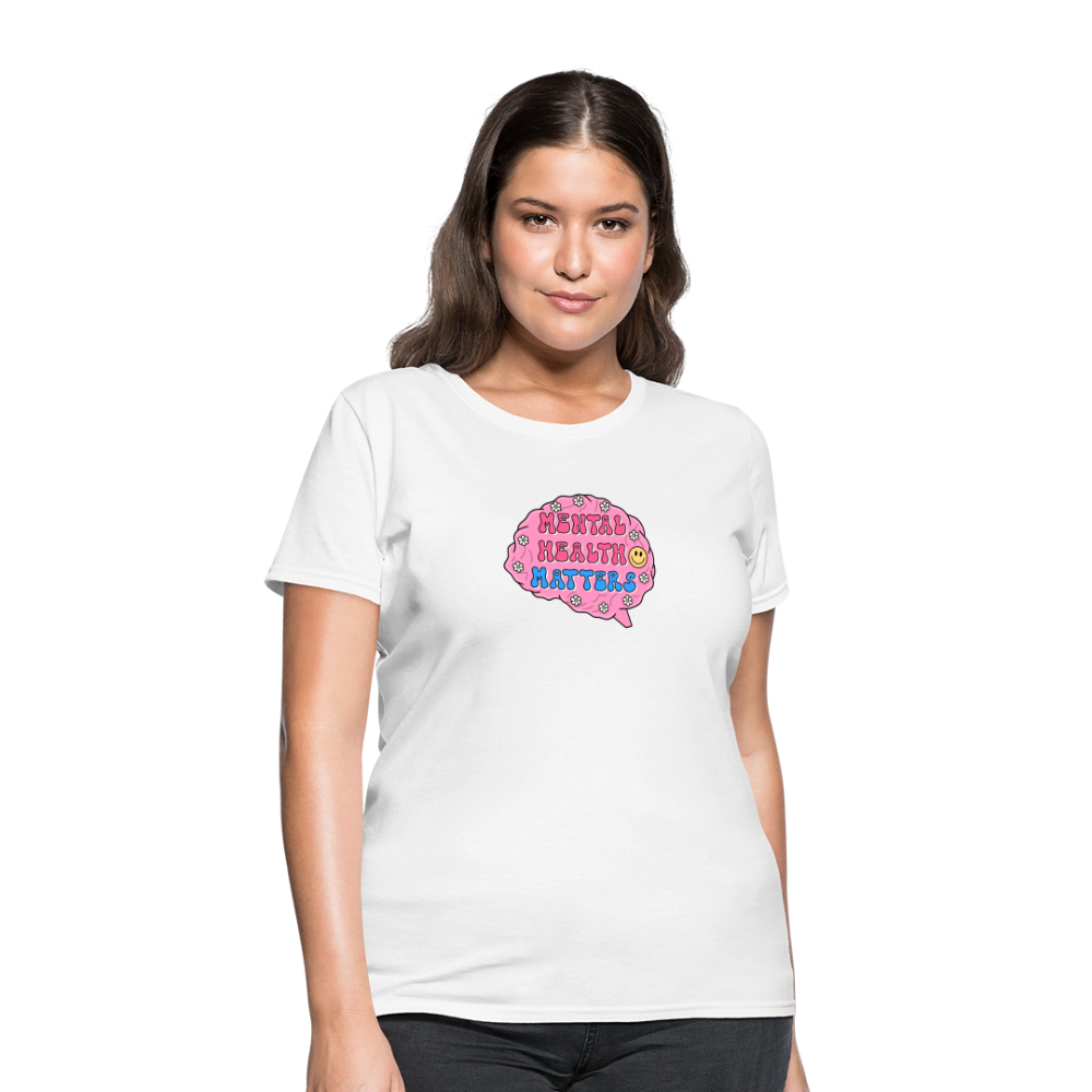 Mental Health Matters Women's T-Shirt - white