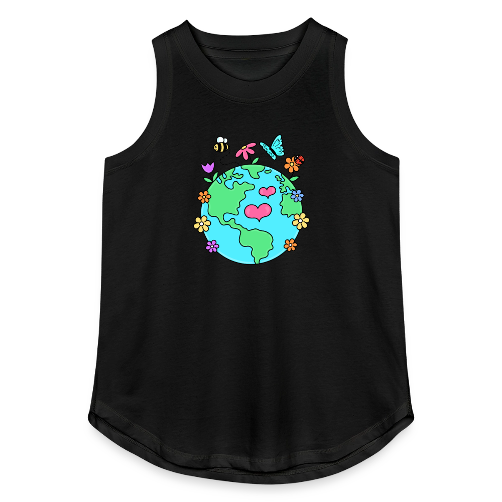 Beautiful Earth Women's Relaxed Tank Top - black