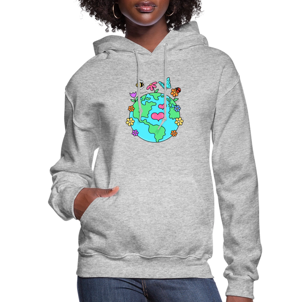 Beautiful Earth Women's Hoodie - heather gray