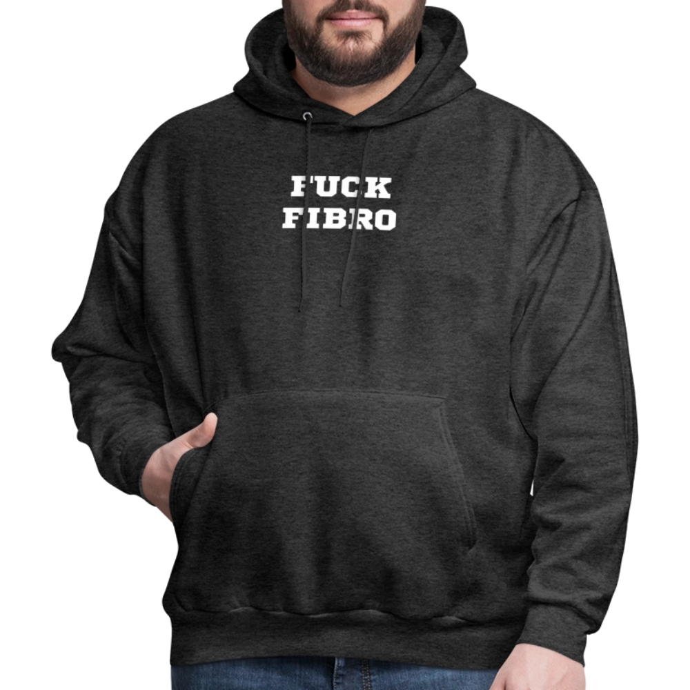 “Fuck Fibro” Men’s Hoodie - charcoal grey