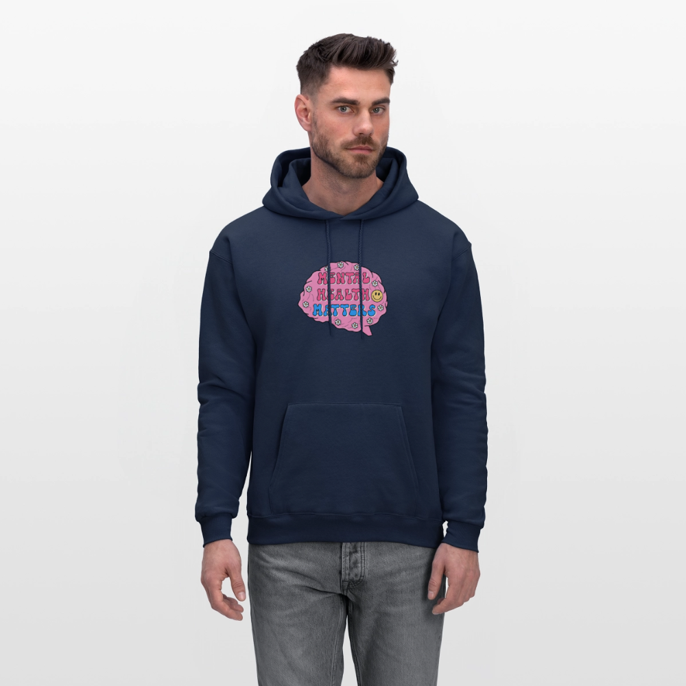 Mental Health Matters Men's Hoodie - navy