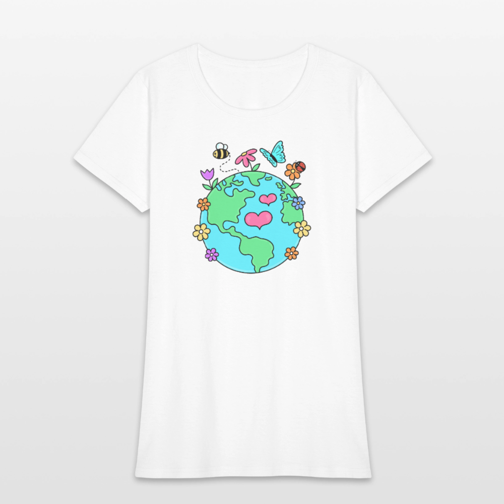 Beautiful Earth Women's T-Shirt - white