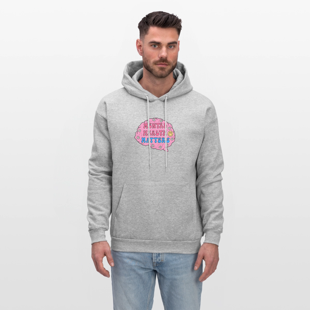 Mental Health Matters Men's Hoodie - heather gray