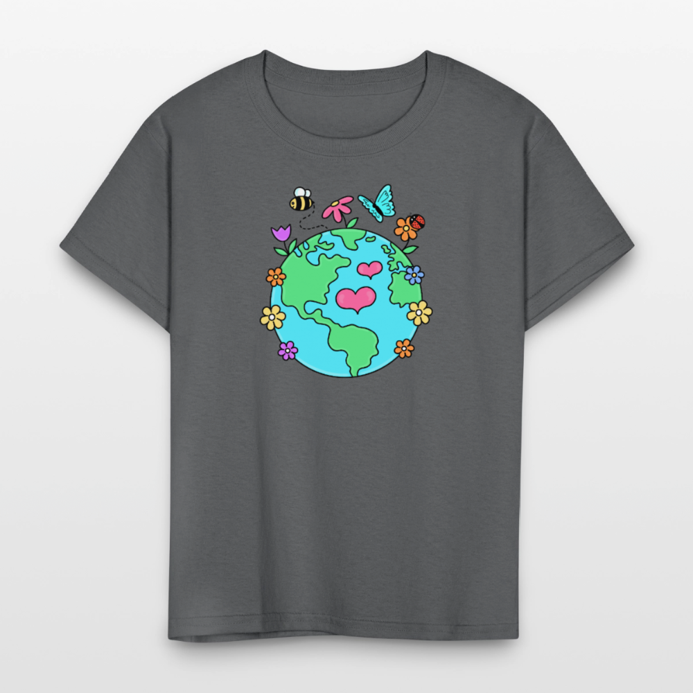 Beautiful earth Kids' T-Shirt - charcoal