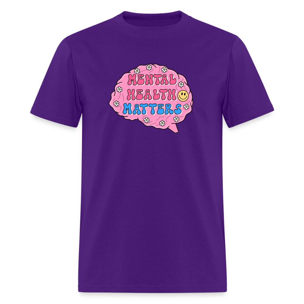 Mental Health Matters Men's T-Shirt | GILDAN 5000 - purple