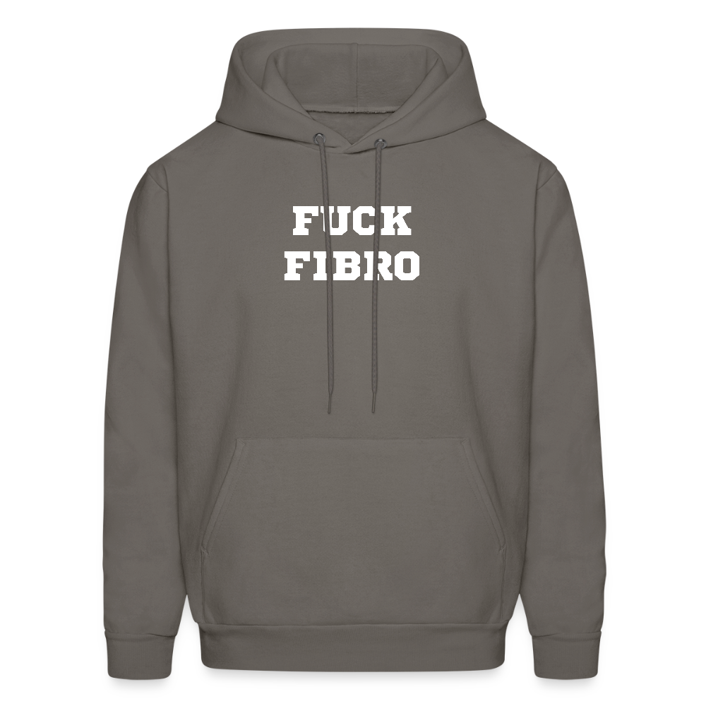 “Fuck Fibro” Men’s Hoodie - asphalt gray