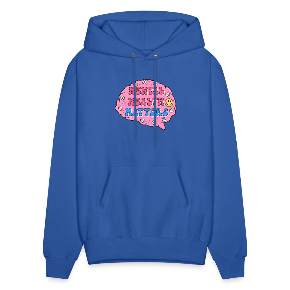 Mental Health Matters Men's Hoodie - royal blue