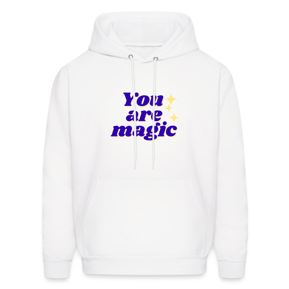 “You are magic” Men's Hoodie - white