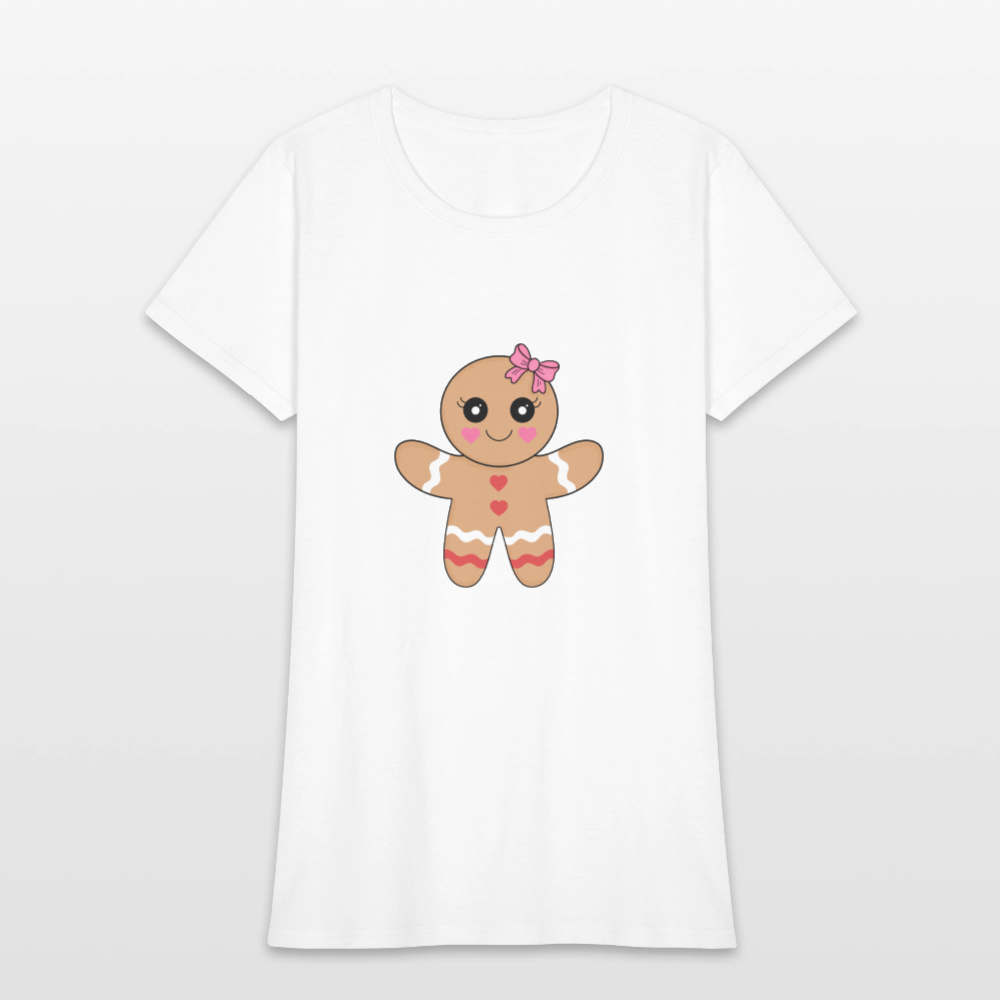 Gingerbread girl Women's T-Shirt - white
