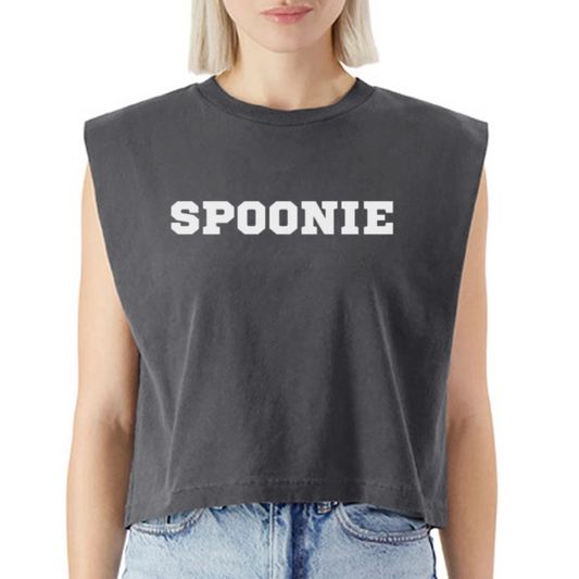 “Spoonie” American Apparel Women’s Garment Top - faded black