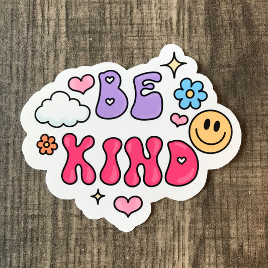 “Be Kind” sticker