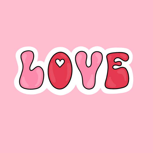“Love” sticker