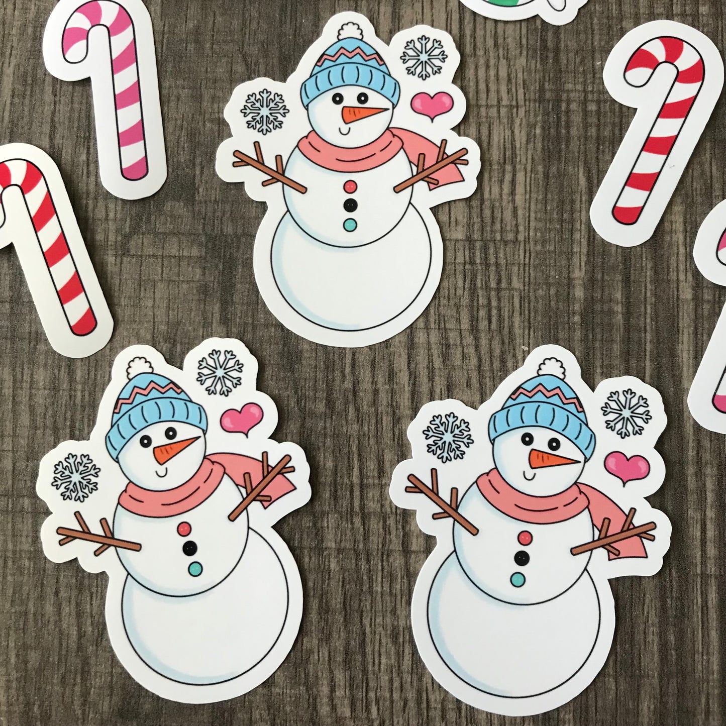 “Snowman” sticker