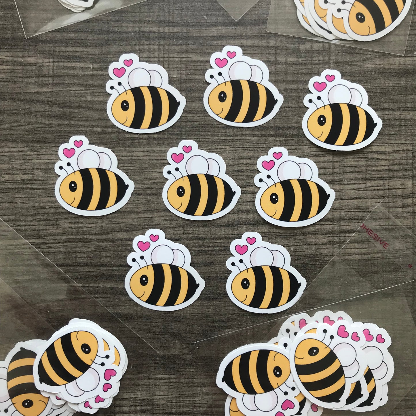 “Mini bee” stickers (set of 8)