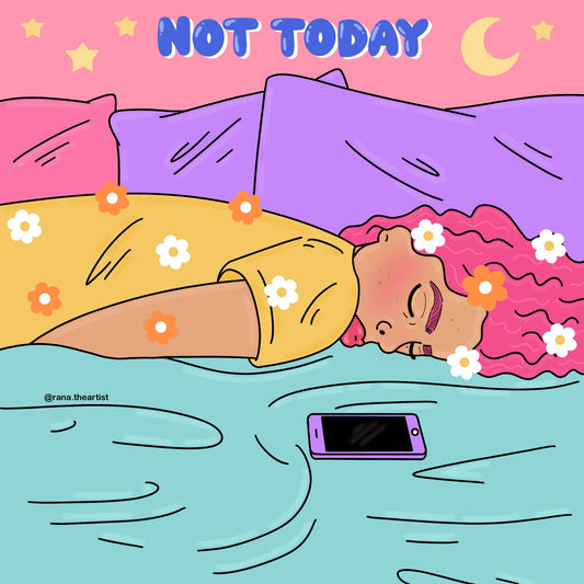 “Not today” print