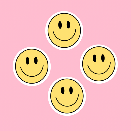 “Cute Smiley mini sticker pack” waterproof