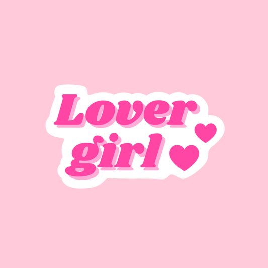 “Lover girl” sticker