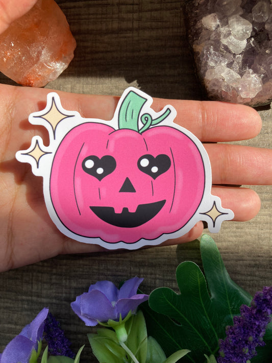 “Pink pumpkin” sticker