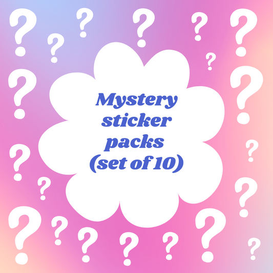 Mystery sticker pack (set of 10)